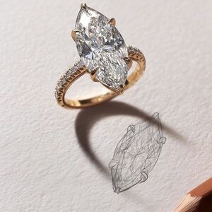 Elegant Gold and Silver Women's Ring